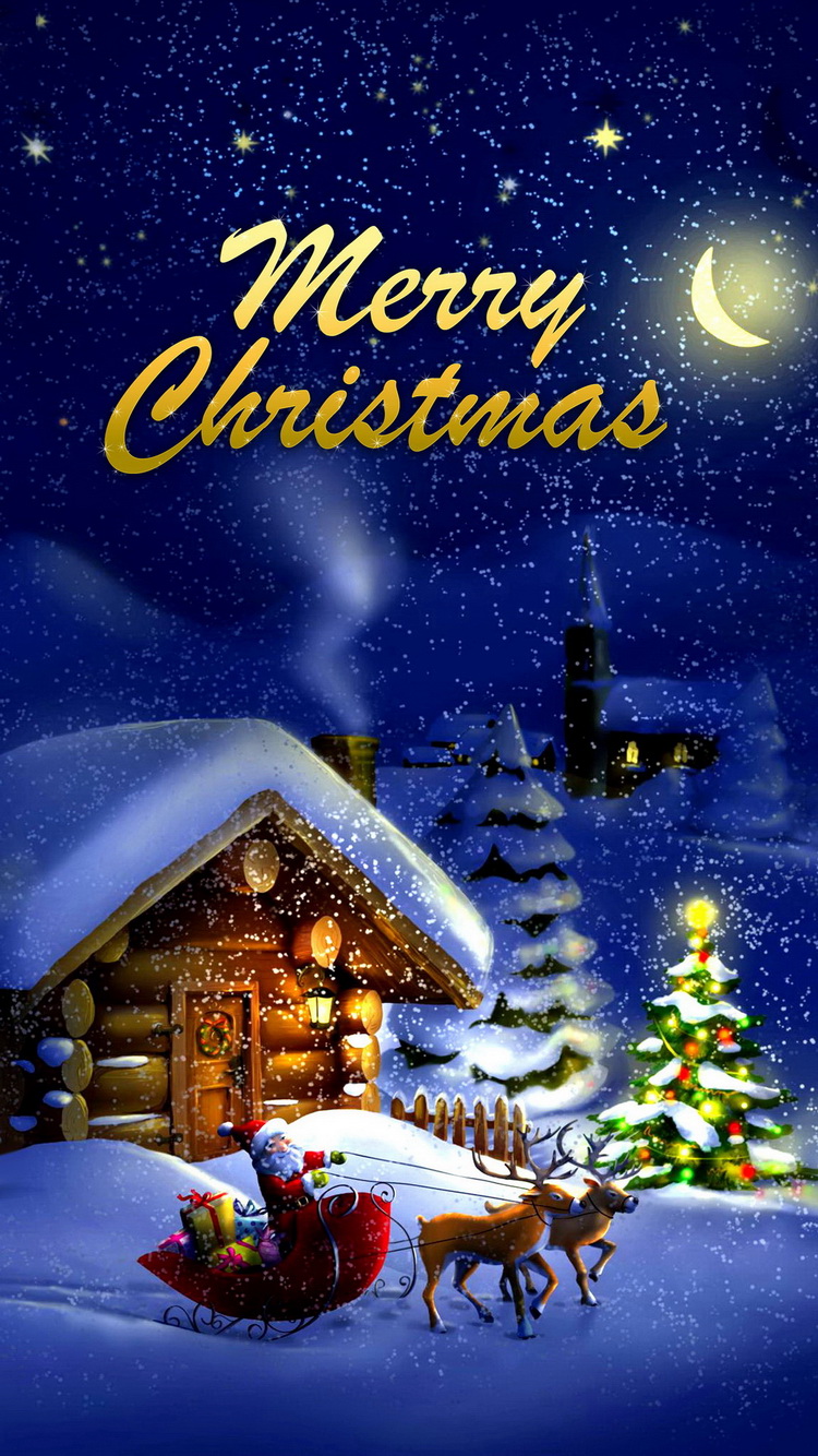 Free Merry Christmas Wallpaper For Your Phone