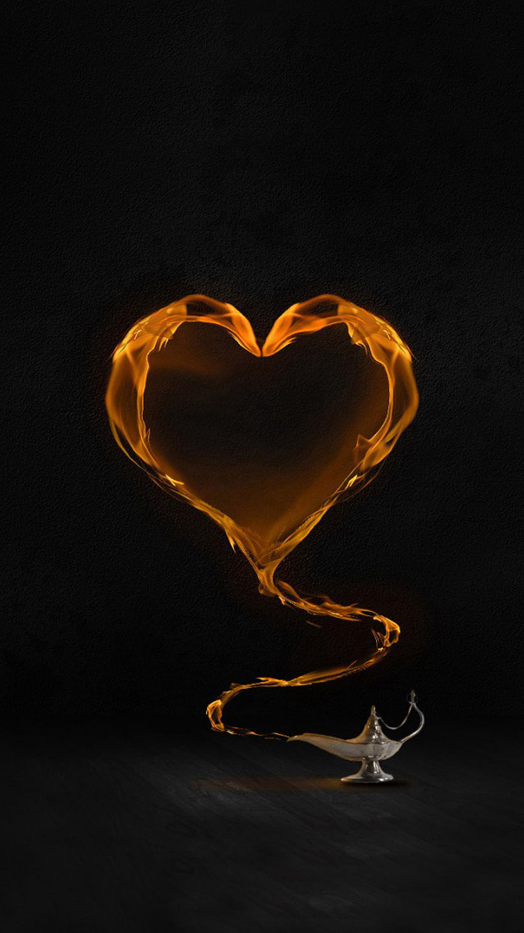 Black Yellow Love Heart Wallpaper  1440x3040