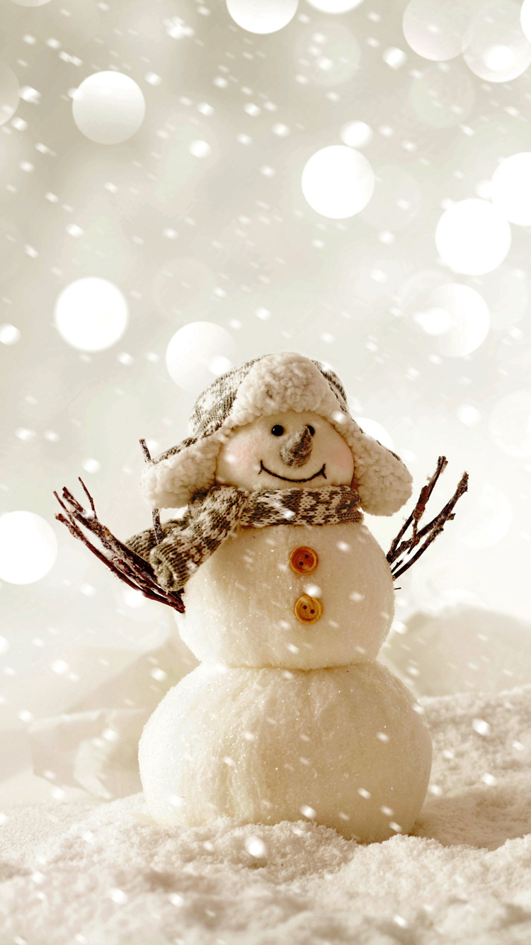 Download wallpaper 800x1200 new year snowmen night greeting holiday  christmas iphone 4s4 for parallax hd background